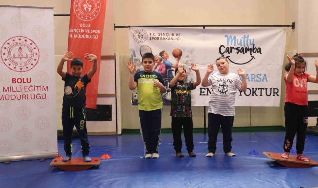 Bolu'da özel öğrenciler hayatlarını sporla renklendiriyor