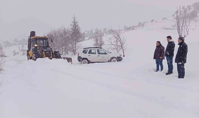 Çameli Belediyesi kar nöbetinde