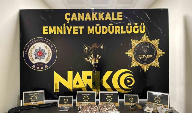 Çanakkale'de uyuşturucu operasyonuna 3 tutuklama