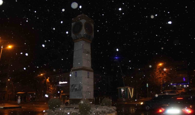 Çankırı beyaza büründü
