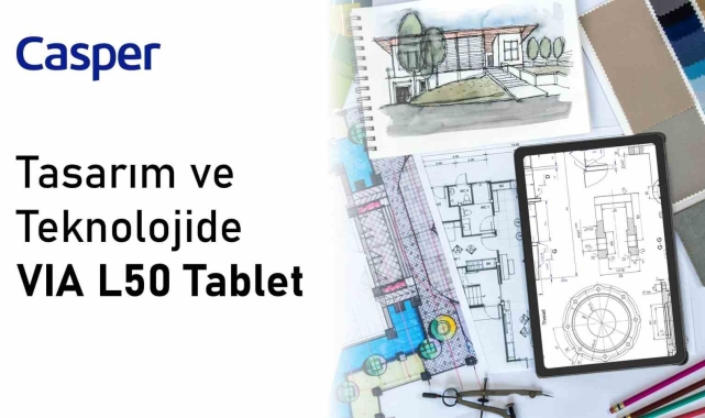 Casper'dan tasarımcılara ve mimarlara kolaylık sağlayan tablet