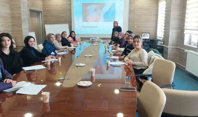 Çocuk-bebek hastalıklarının ve ölümlerinin azaltılması amacıyla Bayburt'ta sağlık çalışanlarına eğitim verildi