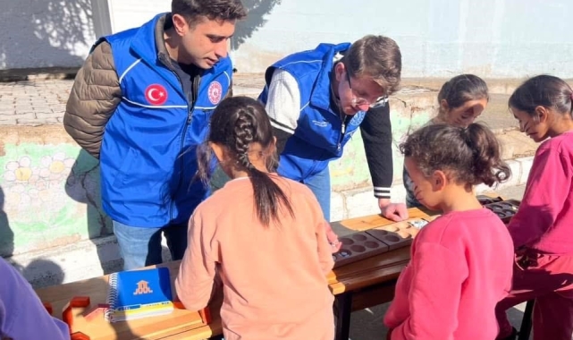 Çocuklar sporla eğlendi