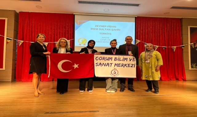Çorum BİLSEM öğrencileri IISEEF'te birinci oldu