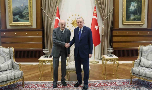 -Cumhurbaşkanı Recep Tayyip Erdoğan, Lübnan'daki Dürzi lider Velid Canbolat'ı kabul etti.