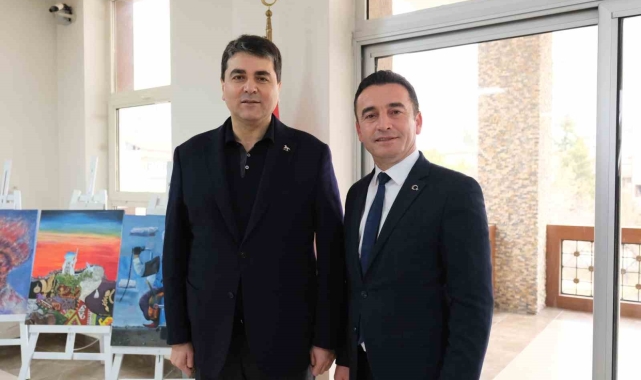 Demokrat Parti Genel Başkanı Uysal'dan Başkan Dökmeci'ye ziyaret