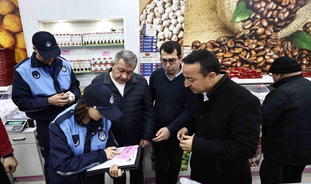 Denizli Büyükşehirden yılbaşı öncesi sıkı denetim