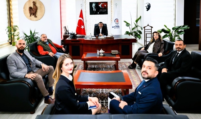 Denizli Cerrahi Hastanesi'nden Başkan Çavuşoğlu'na anlamlı ziyaret