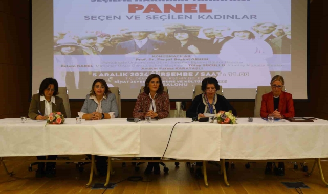 Denizli Kadın Meclisinden 'Seçen ve Seçilen Kadınlar' paneli