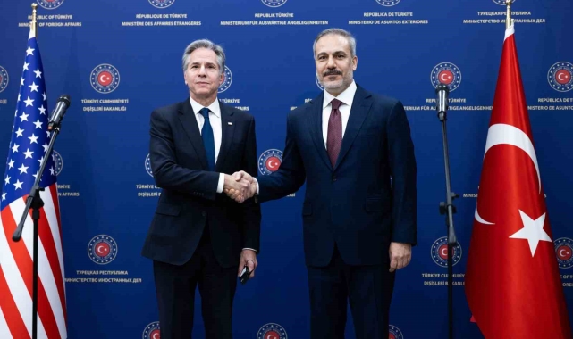 Dışişleri Bakanı Fidan, ABD'li mevkidaşı Blinken ile görüştü