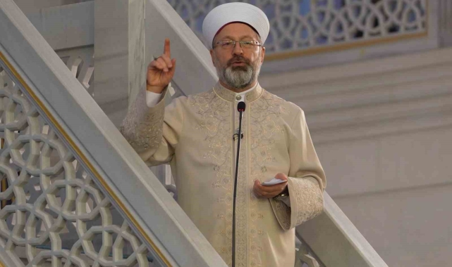 Diyanet İşleri Başkanı Ali Erbaş: "Filistin'in kurtuluşunu da görürüz İnşallah"