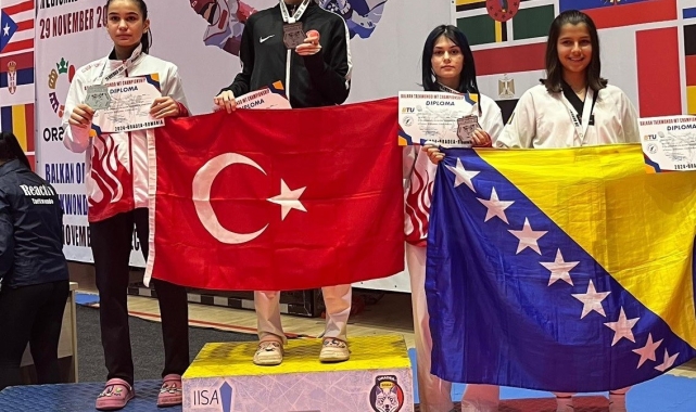 Düzceli sporcu Leyla Özkan Balkan ikincisi oldu