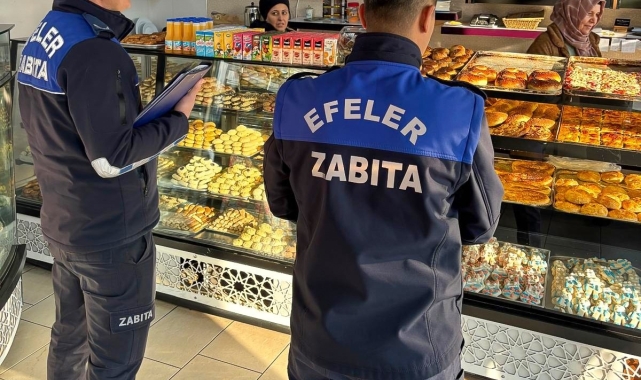 Efeler Belediyesi'nden yılbaşı öncesi hijyen denetimi