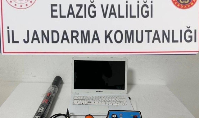 Elazığ'da hazine için keşif yapan 4 şüpheli suçüstü yakalandı