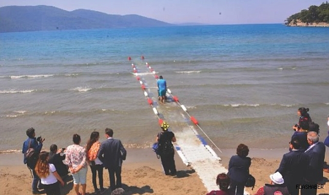 Engelsiz plaj hayata geçiriliyor