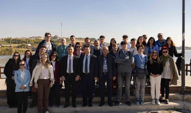 Erasmus projesi ile Ankara'ya gelen öğrenciler Gölbaşı turu yaptı