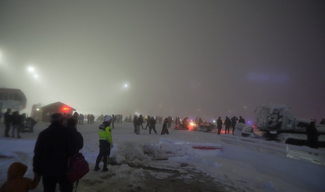 Ergan Kayak Merkezi'nde kayak keyfi