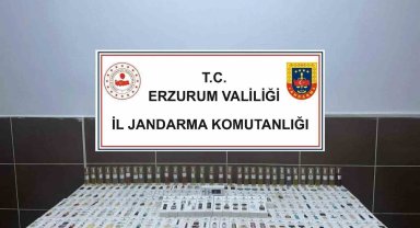 Erzurum'da gümrük kaçağı parfüm ele geçirildi