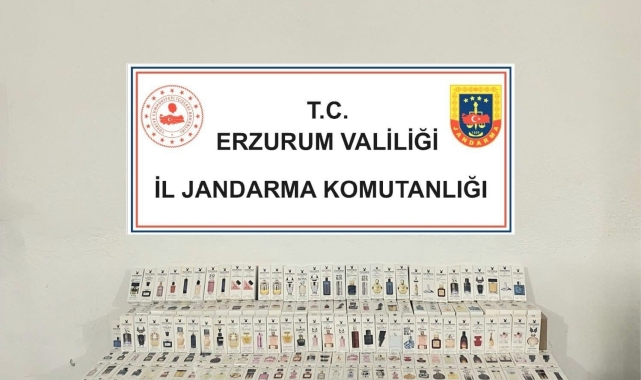 Erzurum&#039;da gümrük kaçağı parfüm ele geçirildi