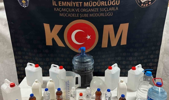 Eskişehir'de yeni yıl öncesinde sahte alkol operasyonu