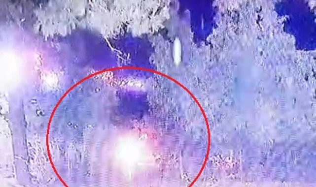 Falezlerden düşen araca ait güvenlik kamerası görüntüsü ortaya çıktı