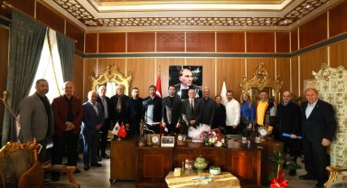 Gazeteciler Cemiyeti'nden Başkan Balaban'a ziyaret