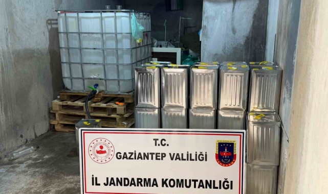 Gaziantep'te 583 bin TL değerinde sahte zeytinyağı ele geçirildi