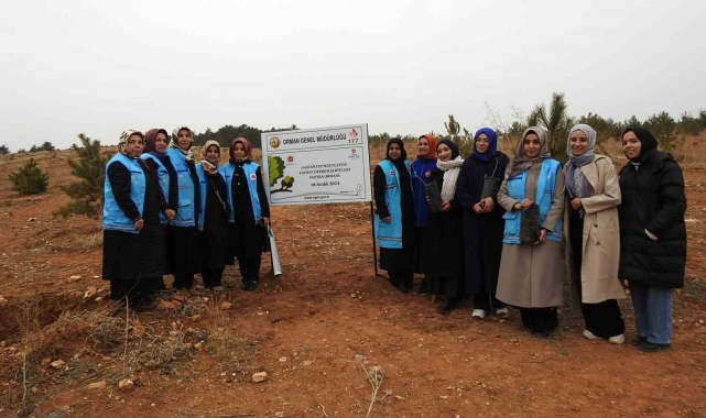 Gaziantep'te deprem şehitleri anısına hatıra ormanı oluşturuldu