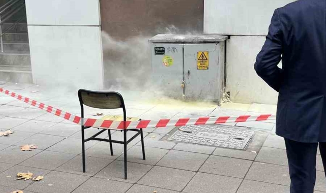 Gazipaşa Caddesi'ndeki trafoda yangın paniği