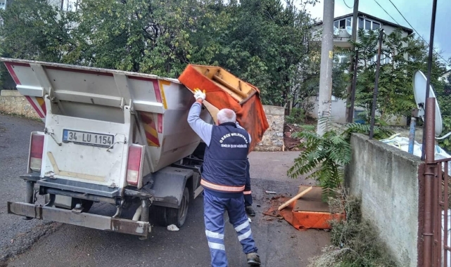 Gebze'de bu yıl tonlarca atık toplandı