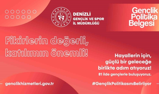 Gençlik politikaları için Denizli&#039;de söz gençlerin