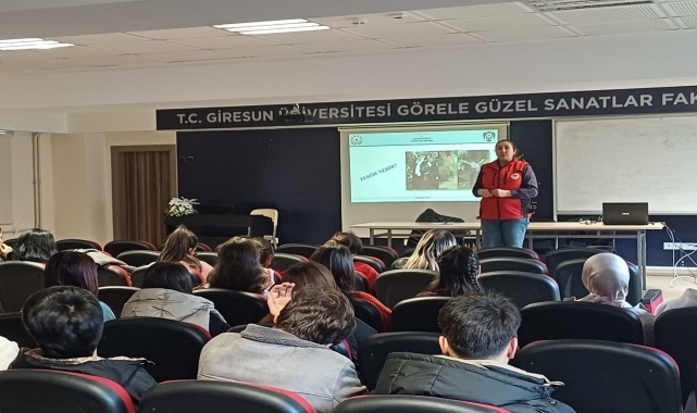 Giresun'da öğrencilere yönelik eğitim faaliyeti düzenlendi