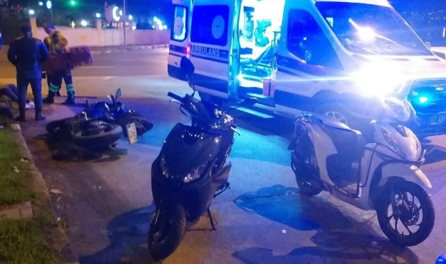 Gülüç'teki trafik kazasında motosiklet sürücüsü yaralandı