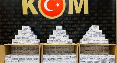 Gümüşhane'de 60 bin kaçak makaron ele geçirildi