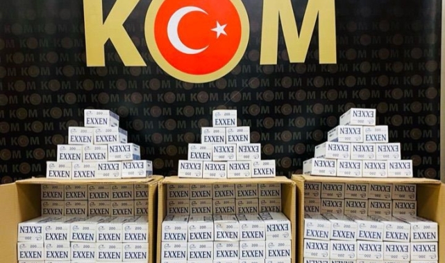 Gümüşhane&#039;de 60 bin kaçak makaron ele geçirildi