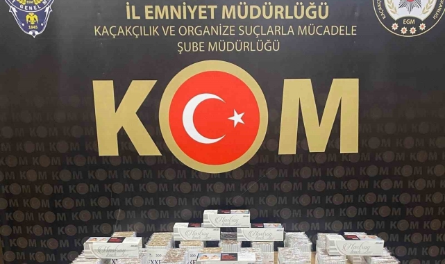 Gümüşhane'de kaçak tütünle doldurulmuş 6 bin 450 adet dolu makaron ele geçirildi