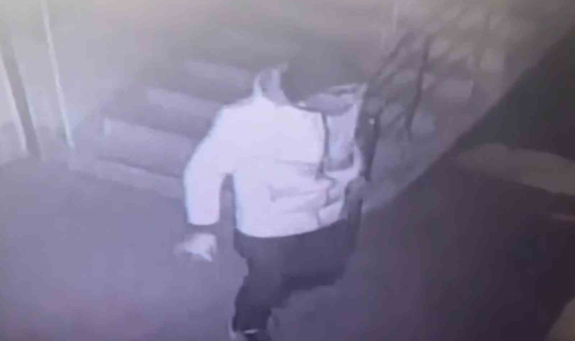 Güvenlik kamerasına yakalanan hırsız tutuklandı