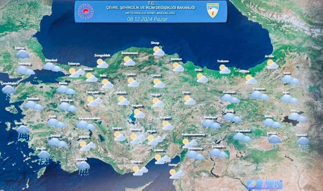 Hafta sonu yurdun batı kesimlerinde yağış bekleniyor