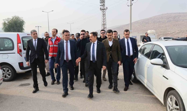 Hatay Valisi Masatlı, Cilvegözü Sınır Kapısı'nda inceleme yaptı