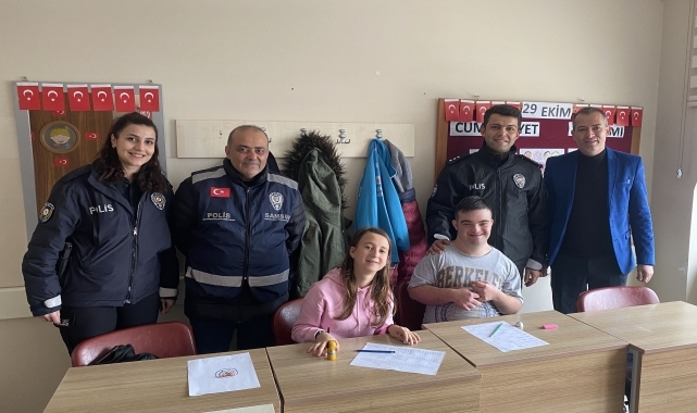 Havza'da özel gereksinimli öğrencilere ziyaret