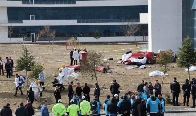 Helikopter kazasında olay yeri incelemesi tamamlandı