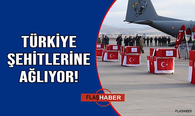 Helikopter kazasında şehit olan askerlerin cenazeleri memleketlerine uğurlandı