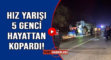 Hız yarışı ölümle bitti