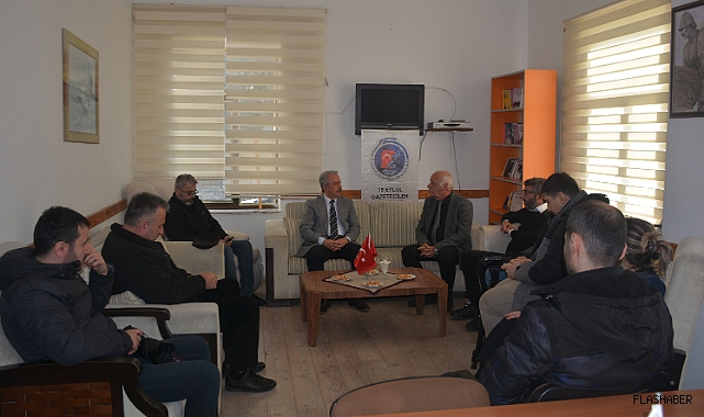 İl Sağlık Müdürü Arslan'dan, 15 Eylül Gazeteciler Cemiyeti'ne ziyaret 