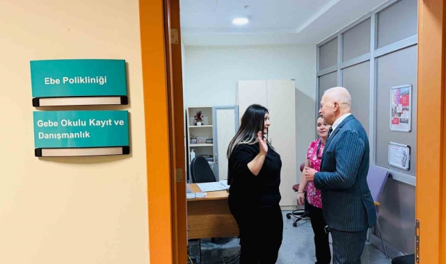 İl Sağlık Müdürü Bildirici'den Eskişehir'de gebe okulu ve doğuma hazırlık polikliniklerine ziyaret
