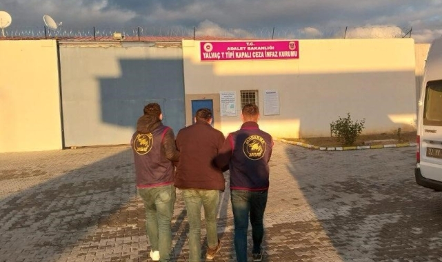 Isparta'da 14 yıl hapis cezasıyla aranan şahıs yakalandı