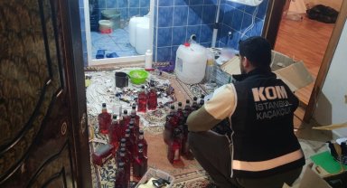 İstanbul'da sahte içki operasyonu: 1 gözaltı