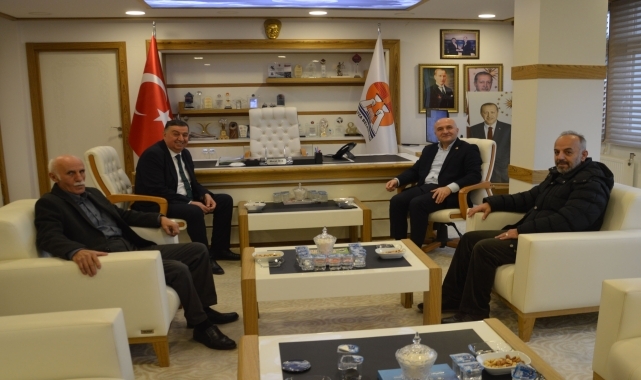 İYİ Parti&#039;li Usta&#039;dan Havza Belediye Başkanı İkiz&#039;e ziyaret