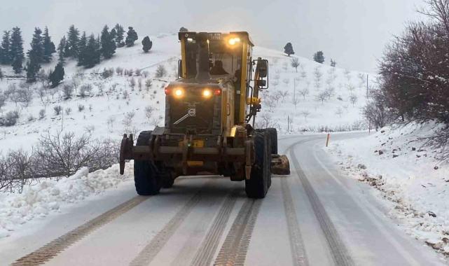 Kahramanmaraş&#039;ta karla mücadele