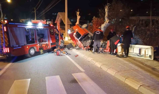 Kahramanmaraş'ta trafik kazası: 2 yaralı